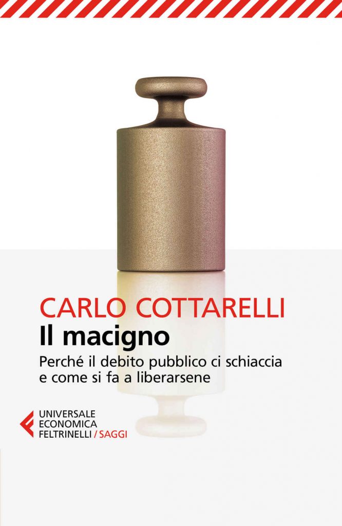 Il libro sul debito pubblico, "Il Macigno", di Cottarelli.